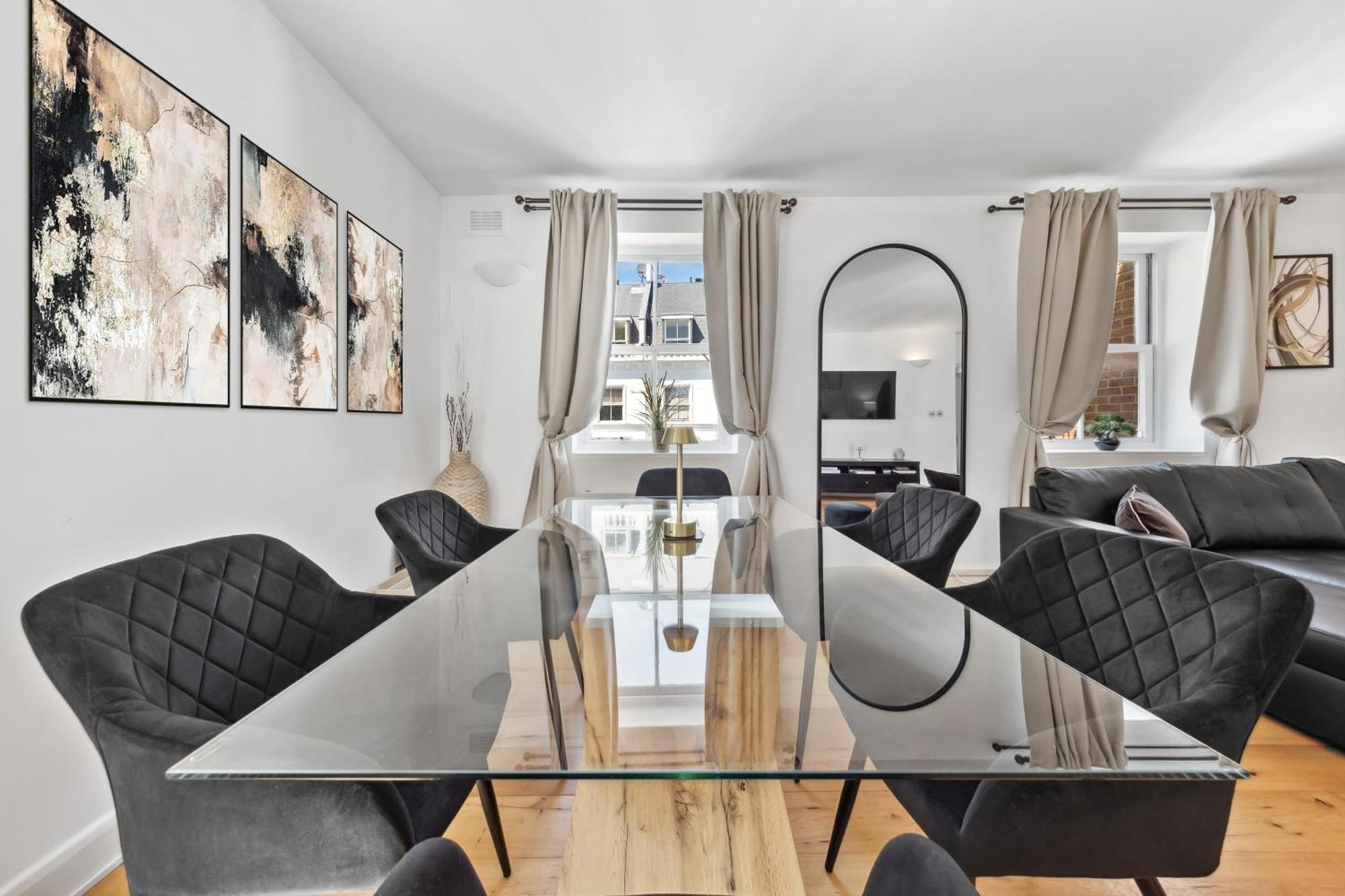 Charming Apartment By Hyde Park London Eksteriør billede